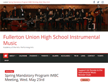 Tablet Screenshot of fuhsmusic.com
